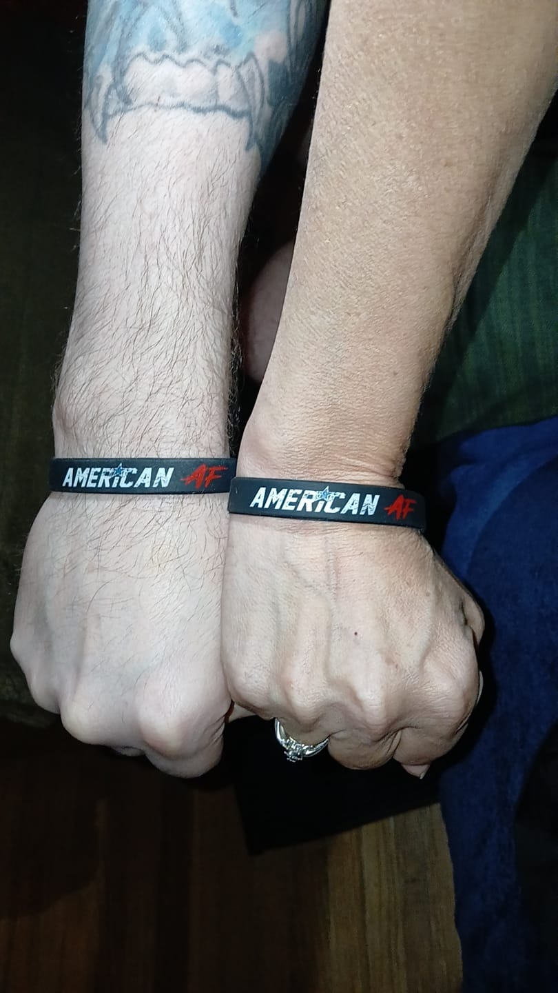 Customer photo review of American AF Wristband