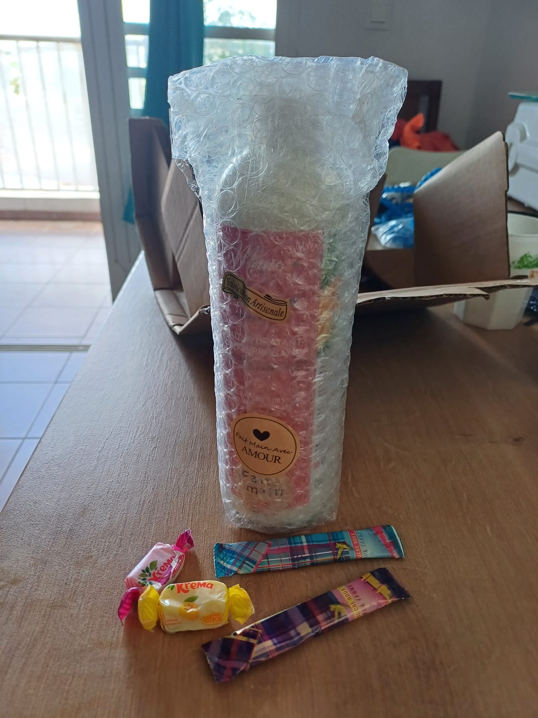 Customer photo review of Lait hydratant et nourrissant - CARE
