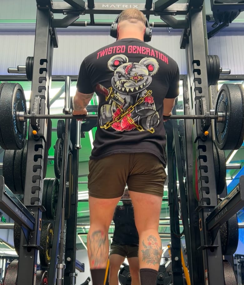 Customer photo review of Psycho Teddy Oversized T-shirt