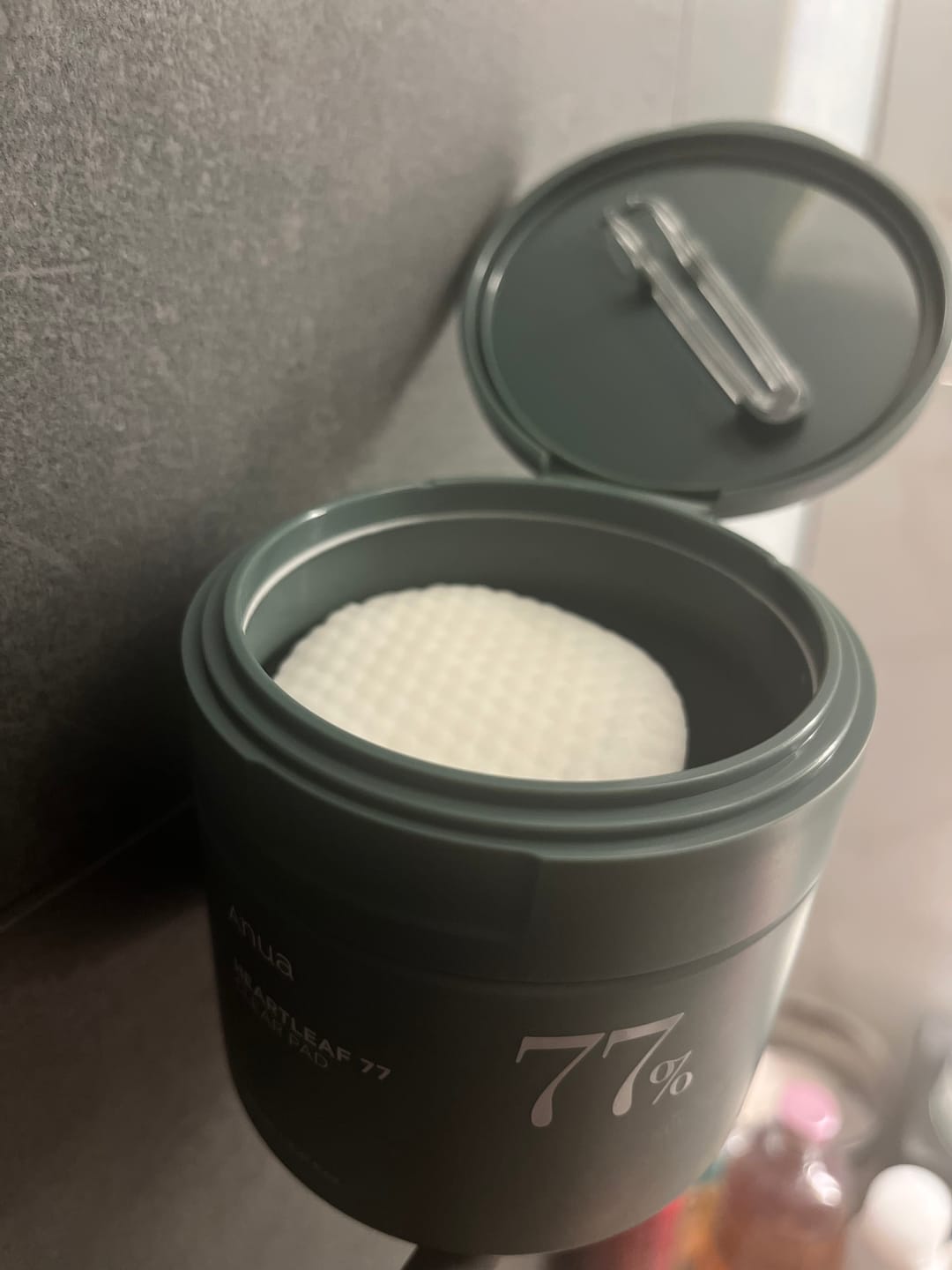Customer photo review of Attīrošie spilventiņi ar houtūniju Anua Heartleaf 77% Clear Pad