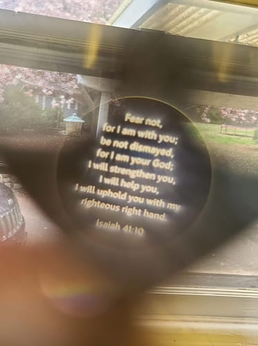 Customer photo review of Projection Diamond Cross Necklace + FREE Bracelet Set