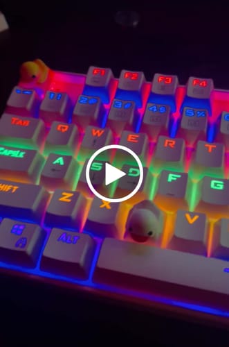 Customer video review of Duckey Keycap