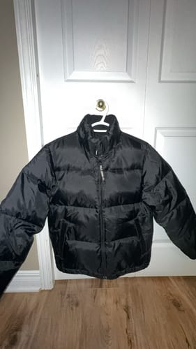 Customer photo review of Vintage Polo Jeans Co Ralph Lauren Jacket Womens Small Black Down Puffer