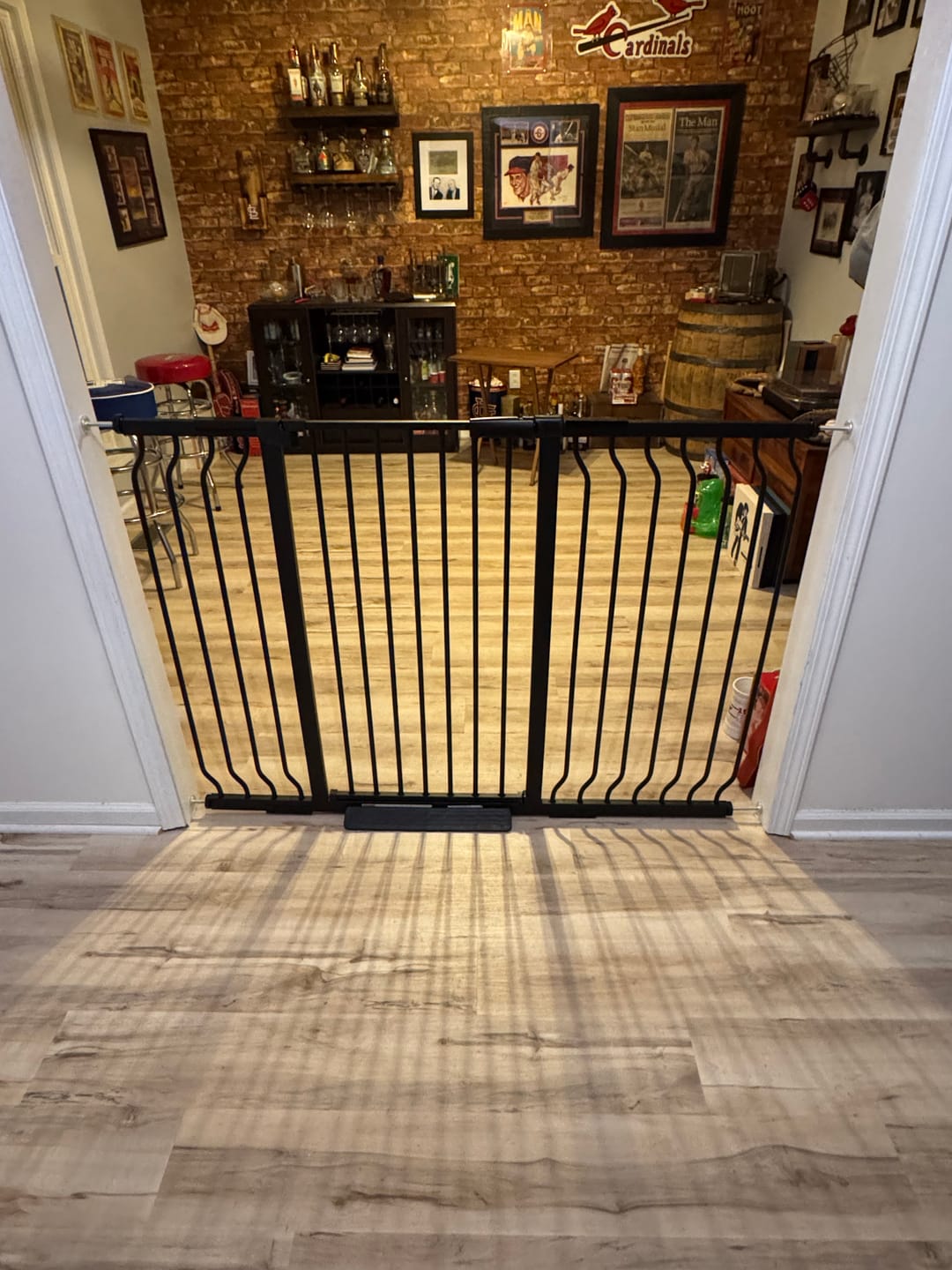 Customer photo review of FairyBaby 40" Extra Tall Baby Gate in Heavy Duty Design