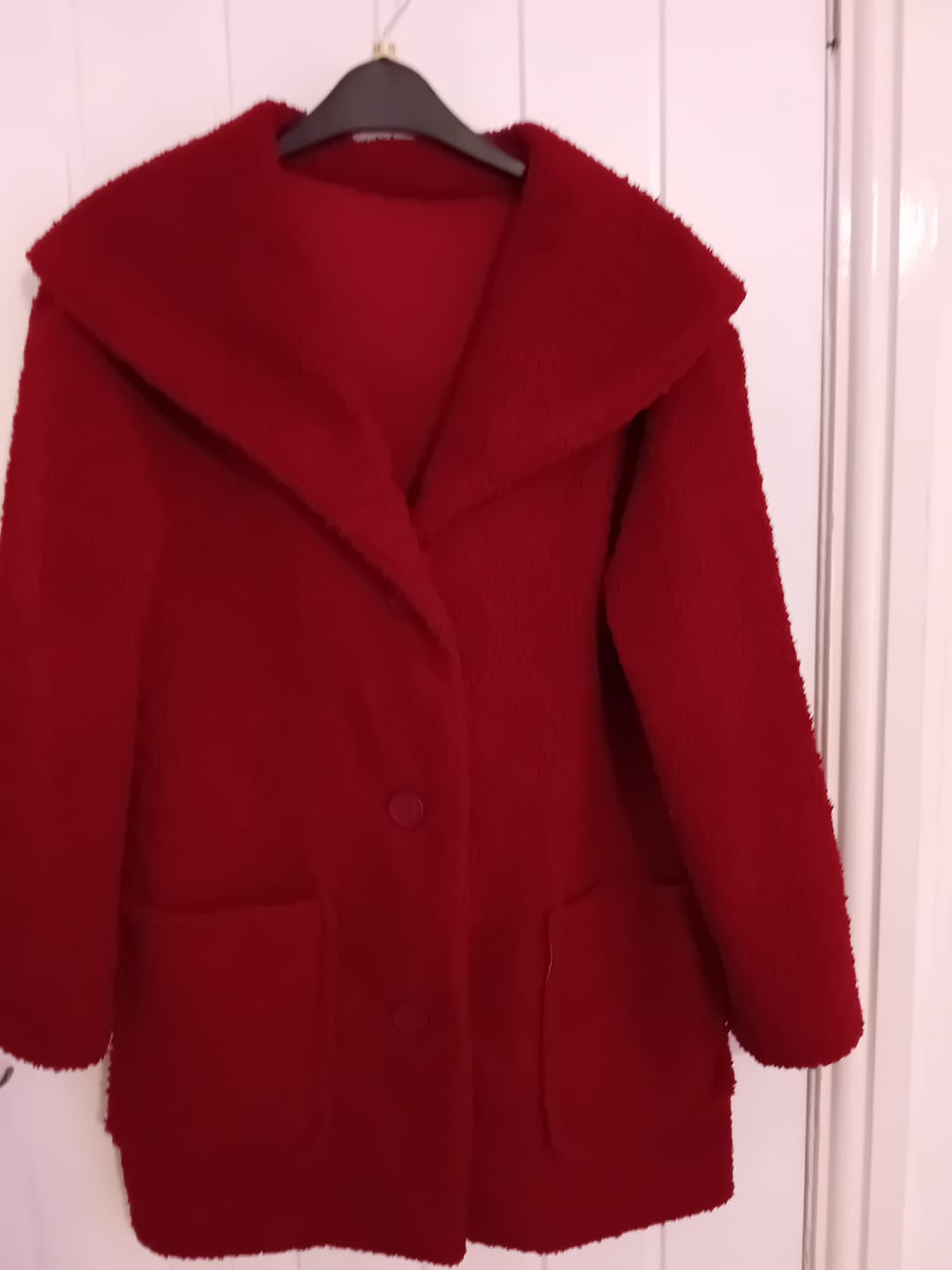 Customer photo review of Plain Sheep Loop Boucle Fabric