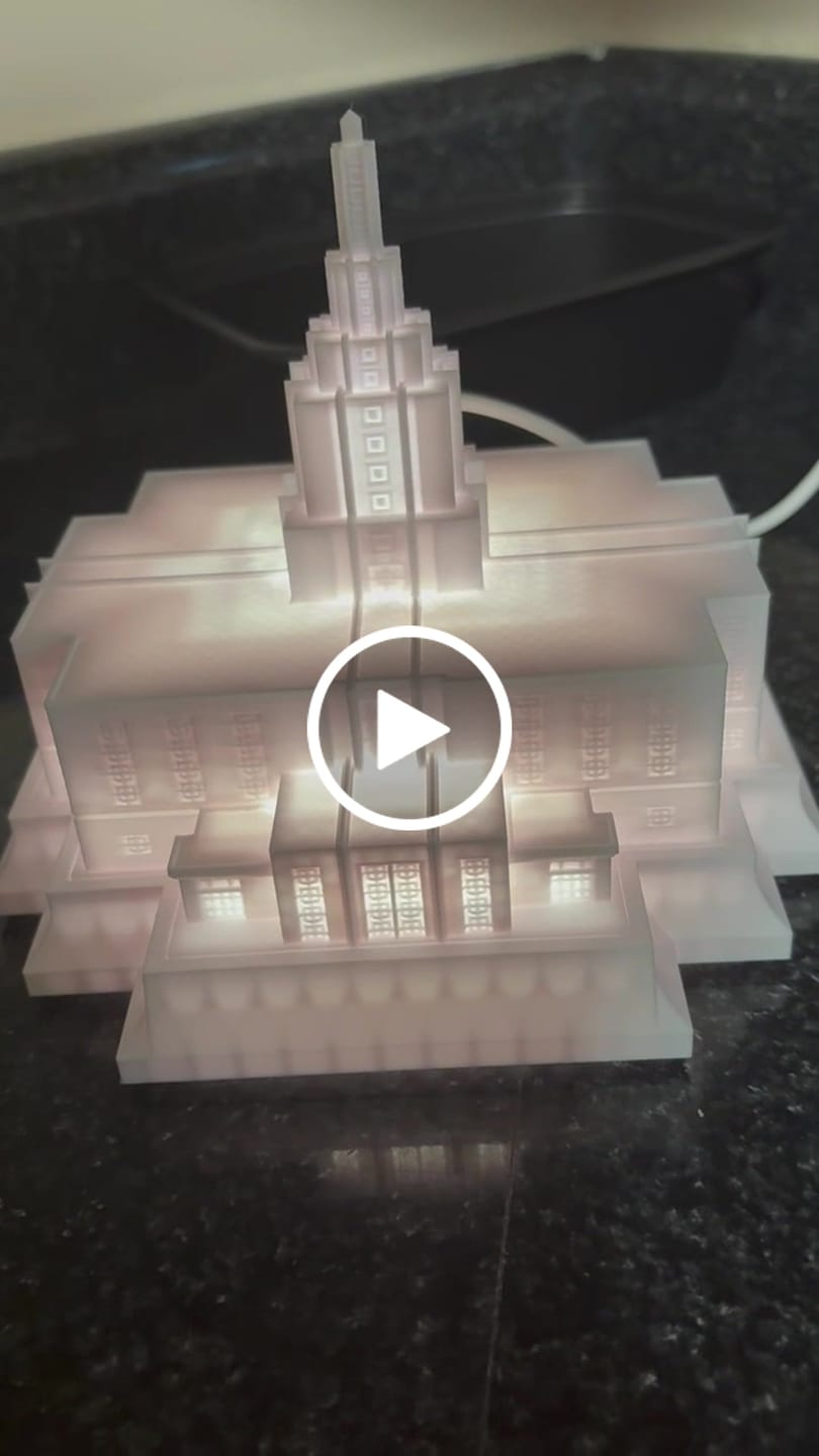 Customer video review of Idaho Falls Idaho Temple Music Light