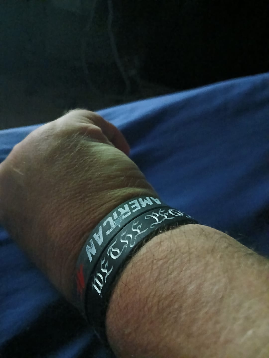 Customer photo review of American AF Wristband