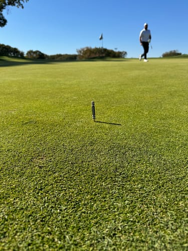 Customer photo review of Brass Crayon Golf Divot Tool