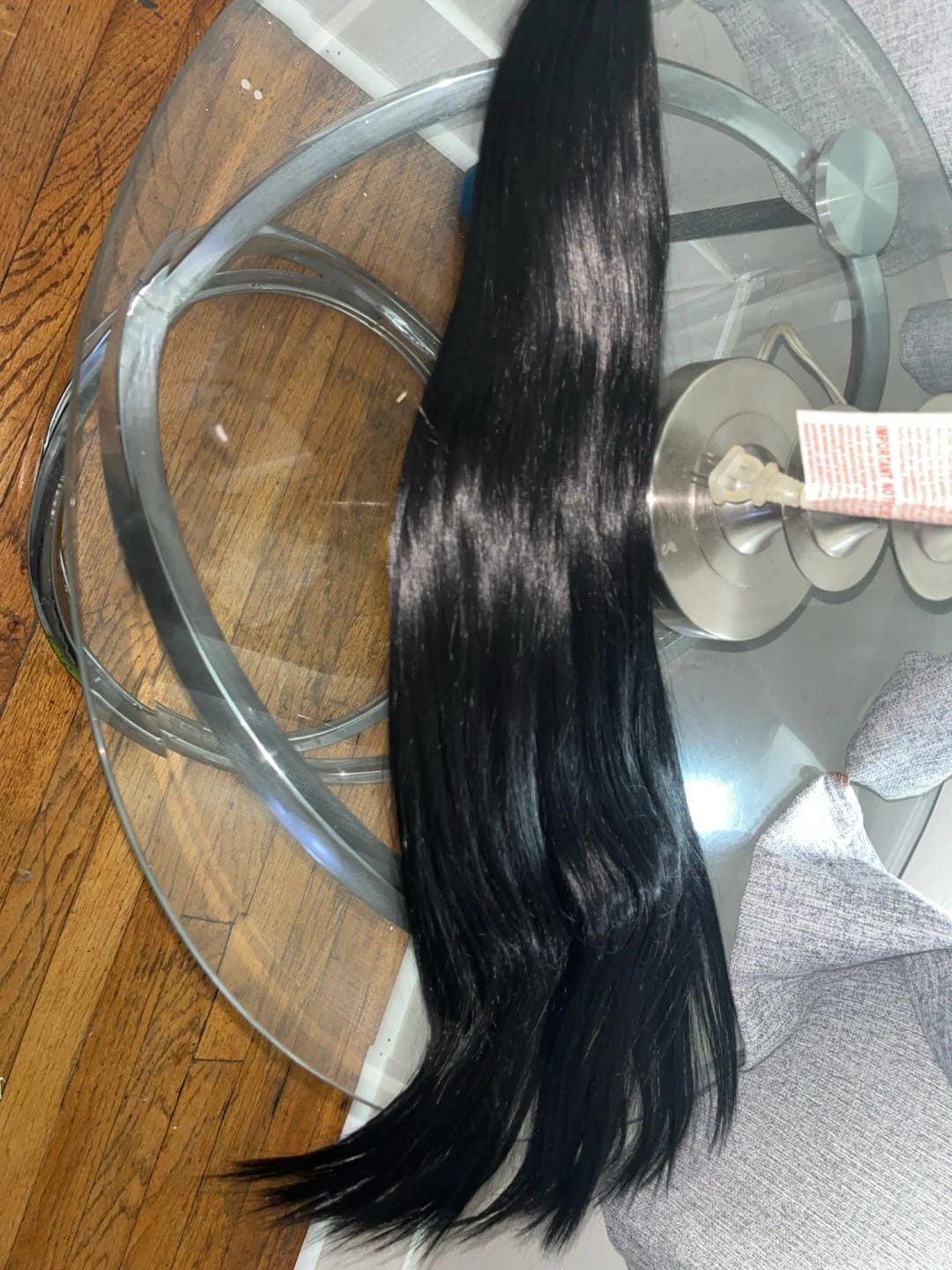 Customer photo review of Signature Syn Halo Hair Extensions Buy 1 Get 2