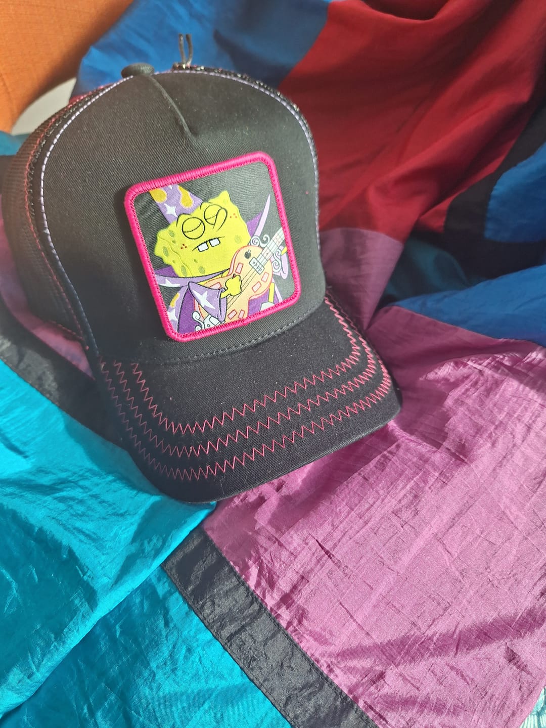 Customer photo review of OVERLORD X SpongeBob: Goofy Goober Trucker Cap