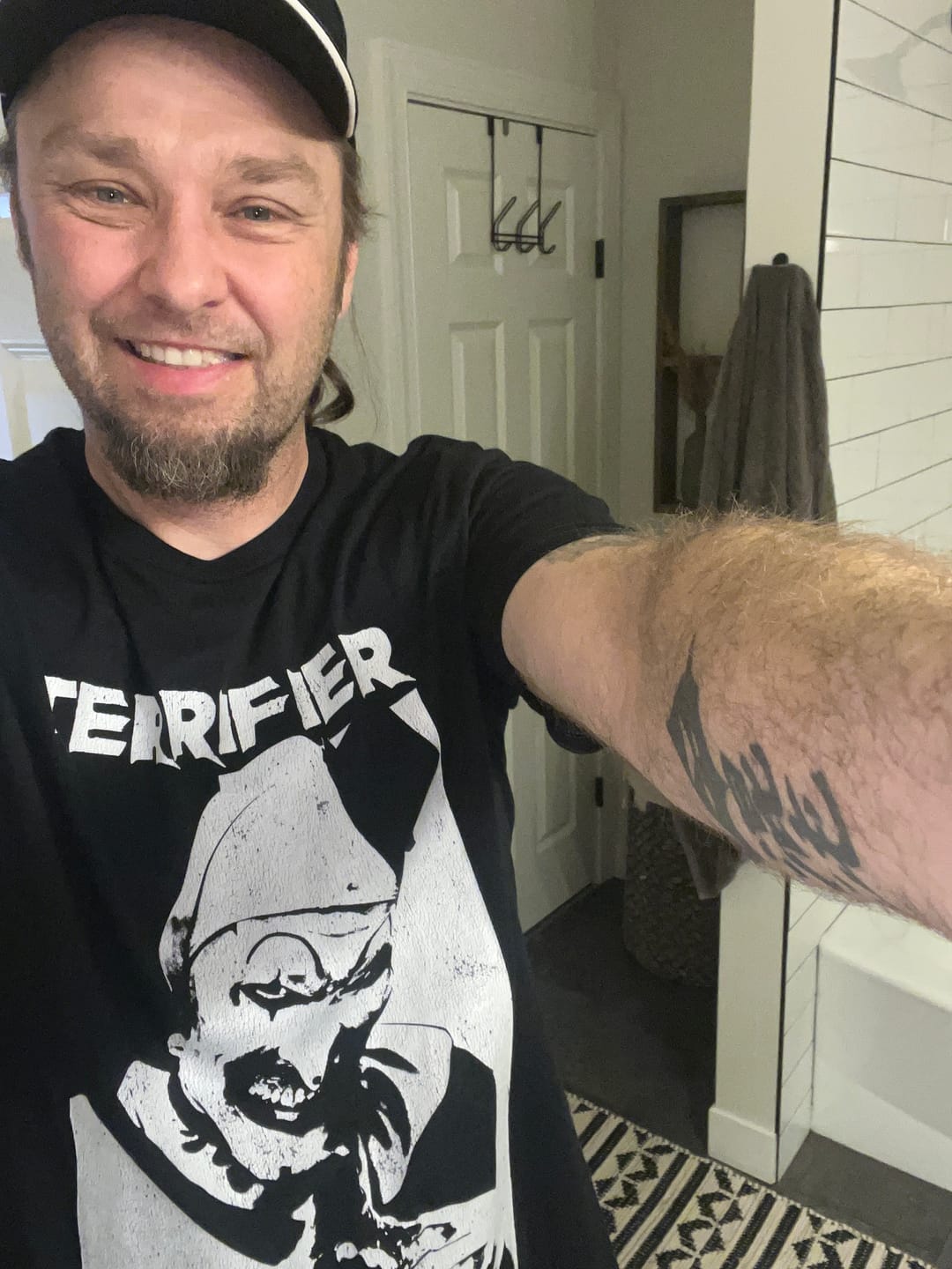 Customer photo review of Terrifier That's The Bad Guy T-Shirt
