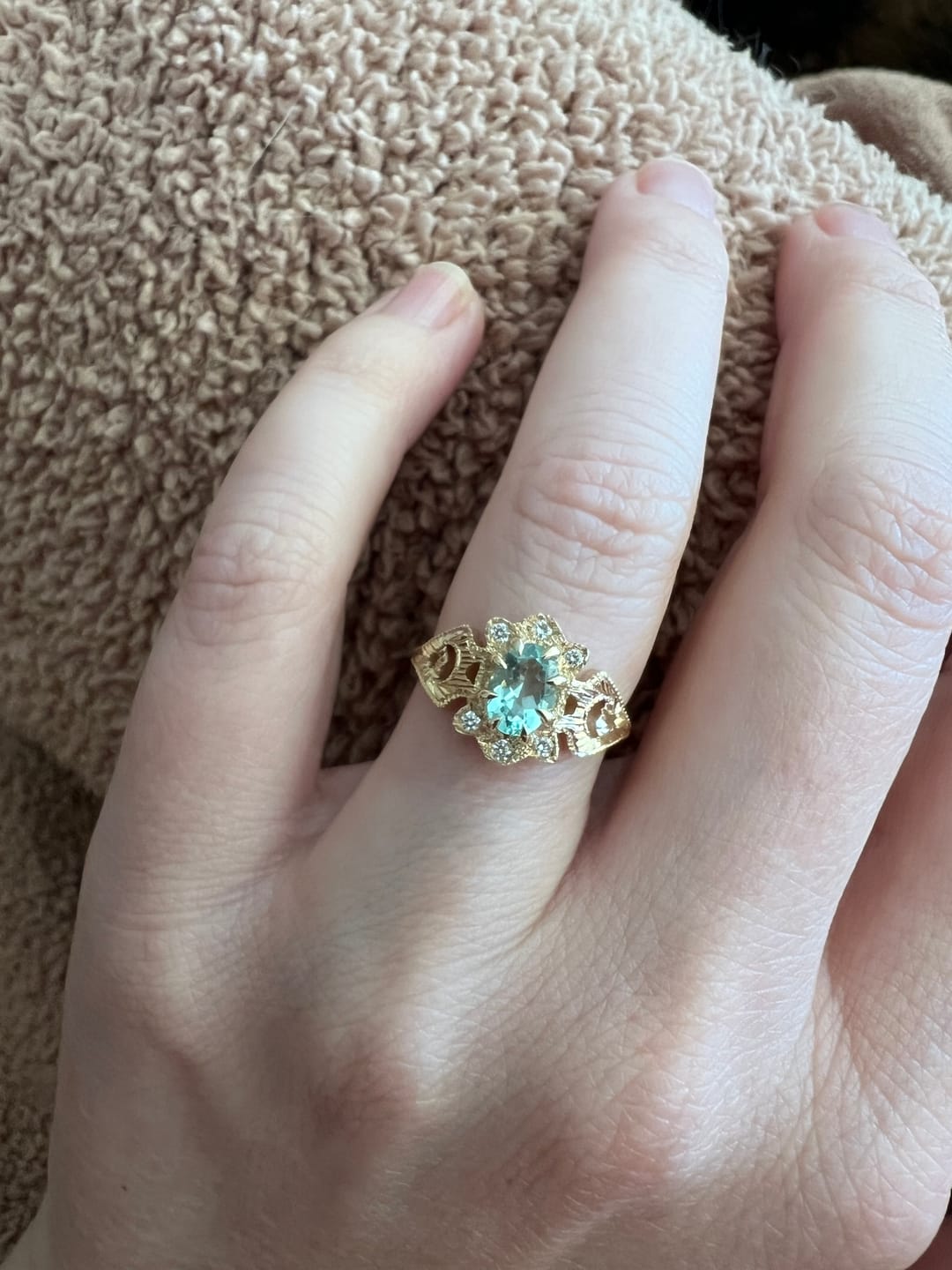 Customer photo review of Artifact 12:Lullaby Baby in Rare Green Aquamarine