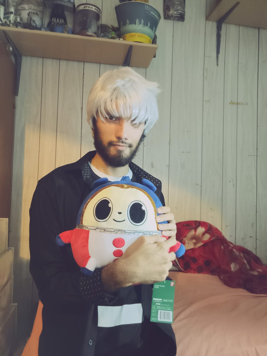 Customer photo review of Persona 4 - Teddie Pillow Plush