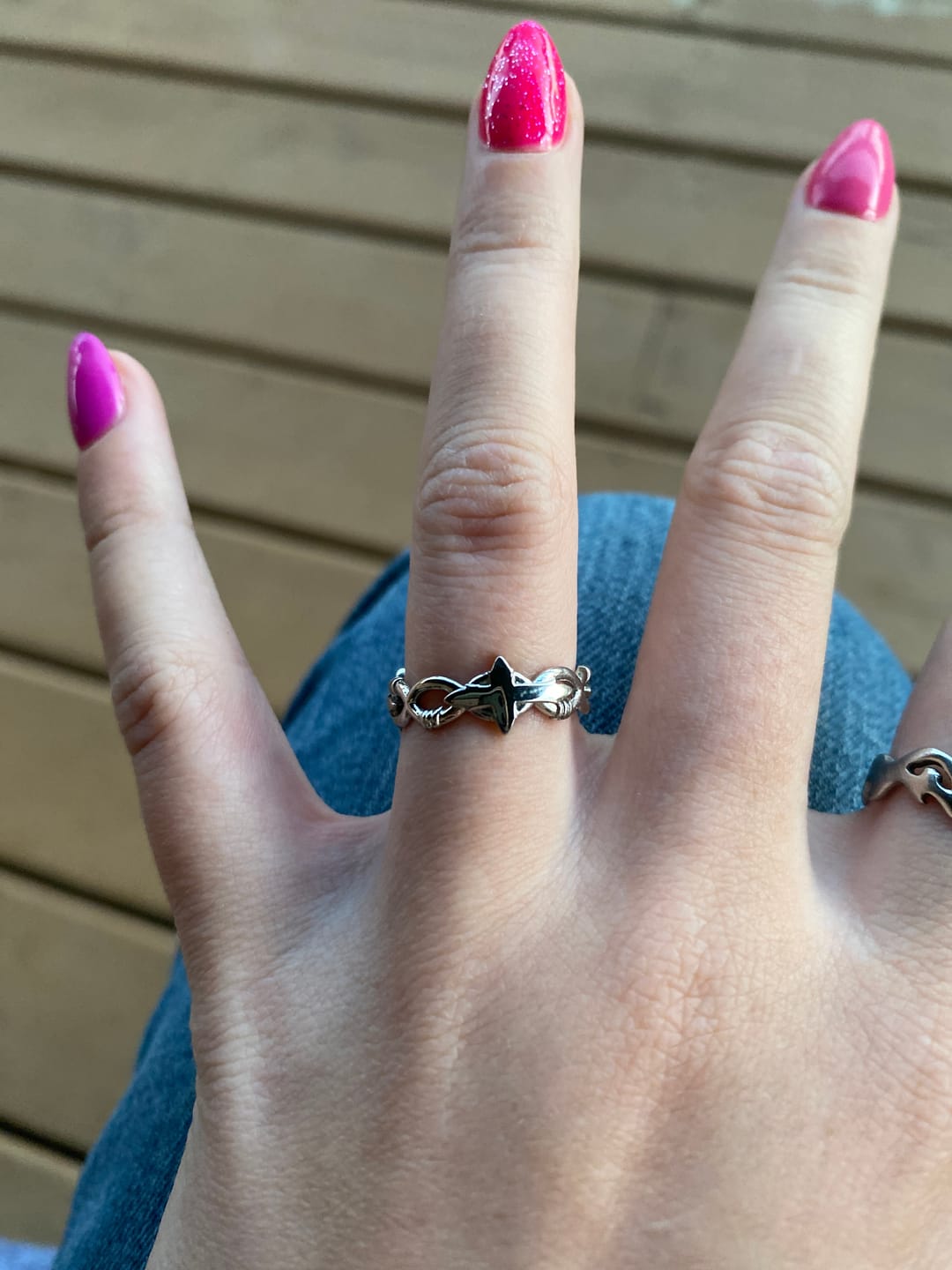 Customer photo review of BARBED WIRE RING