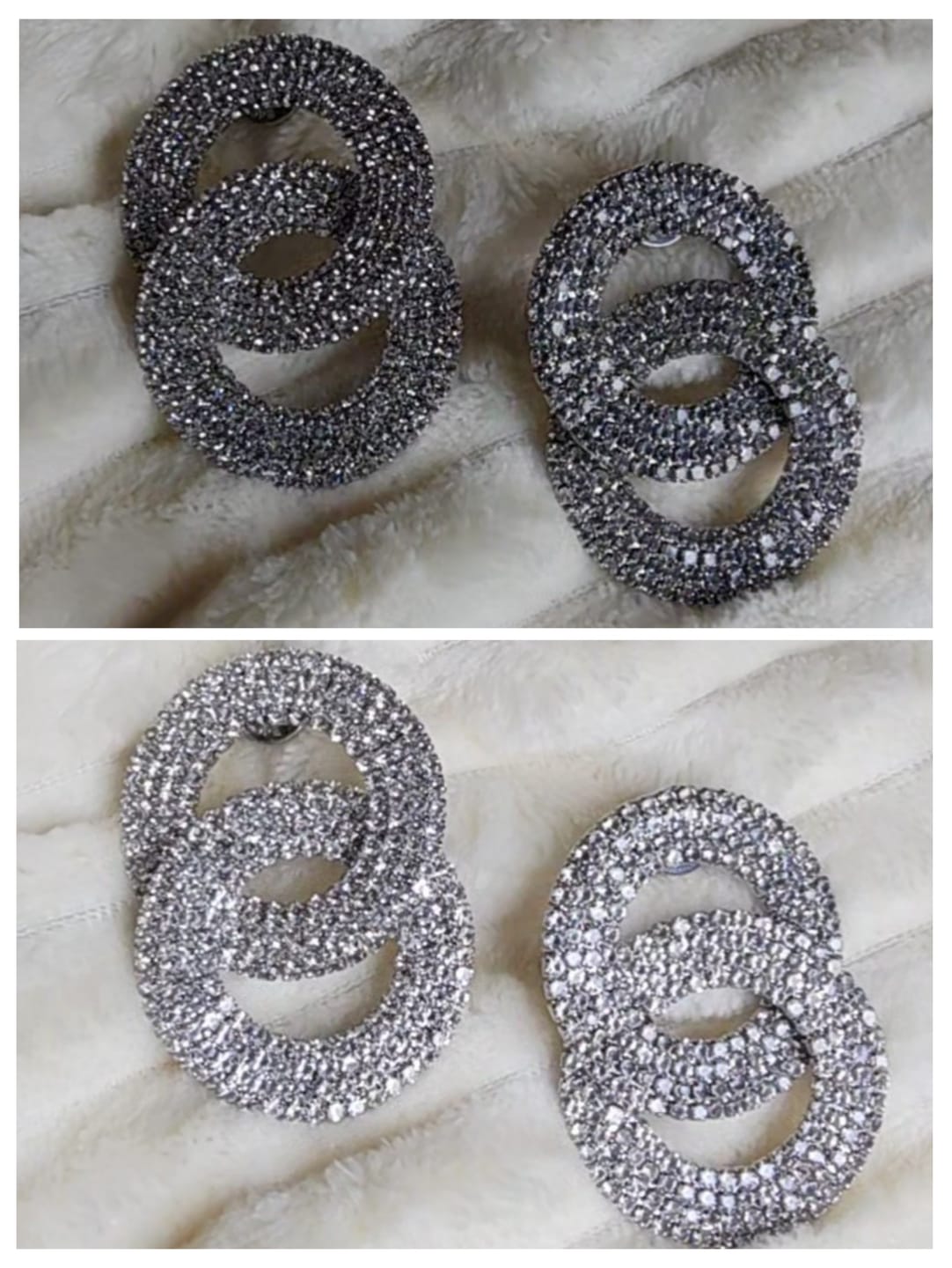 Customer photo review of Gwen Earrings