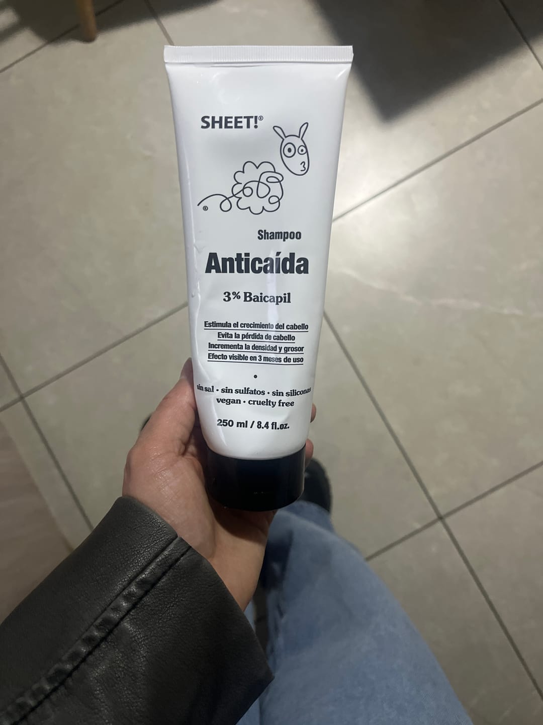 Customer photo review of Tratamiento Anticaída de Pelo para 1 Mes + Biotina