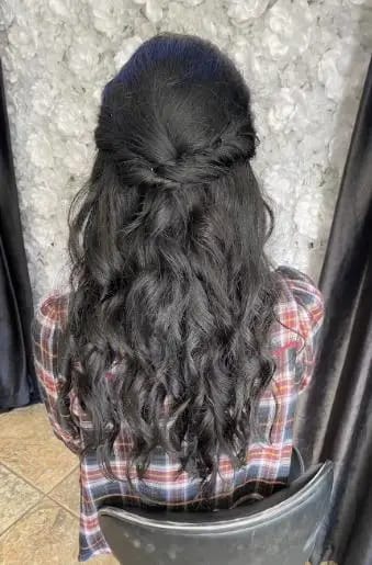 Customer photo review of Signature Syn Halo Hair Extensions Buy 1 Get 1 Free
