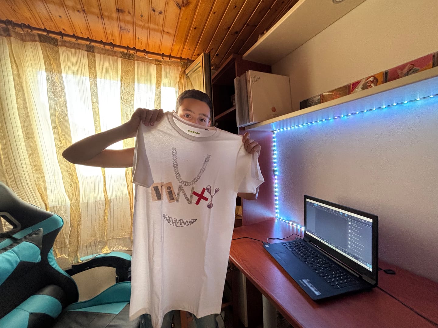 Customer photo review of T-SHIRT + STAMPA
