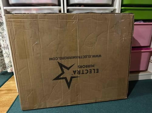 Customer photo review of Hollywood Mirror Large "Crystal"