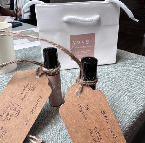 Customer photo review of Natural Perfume & Scent Creation Workshop, SHOREDITCH LONDON - £55