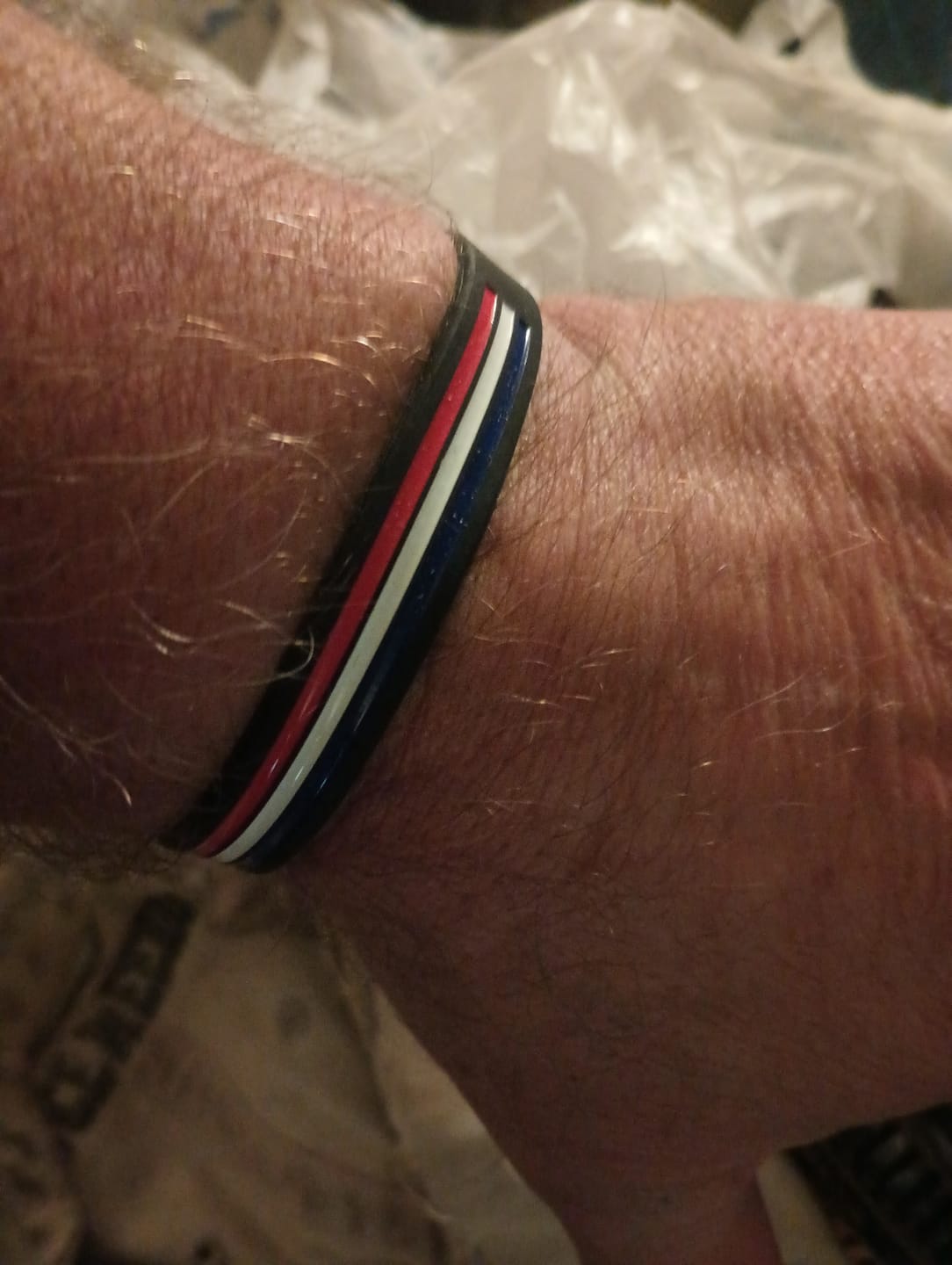 Customer photo review of American AF Wristband