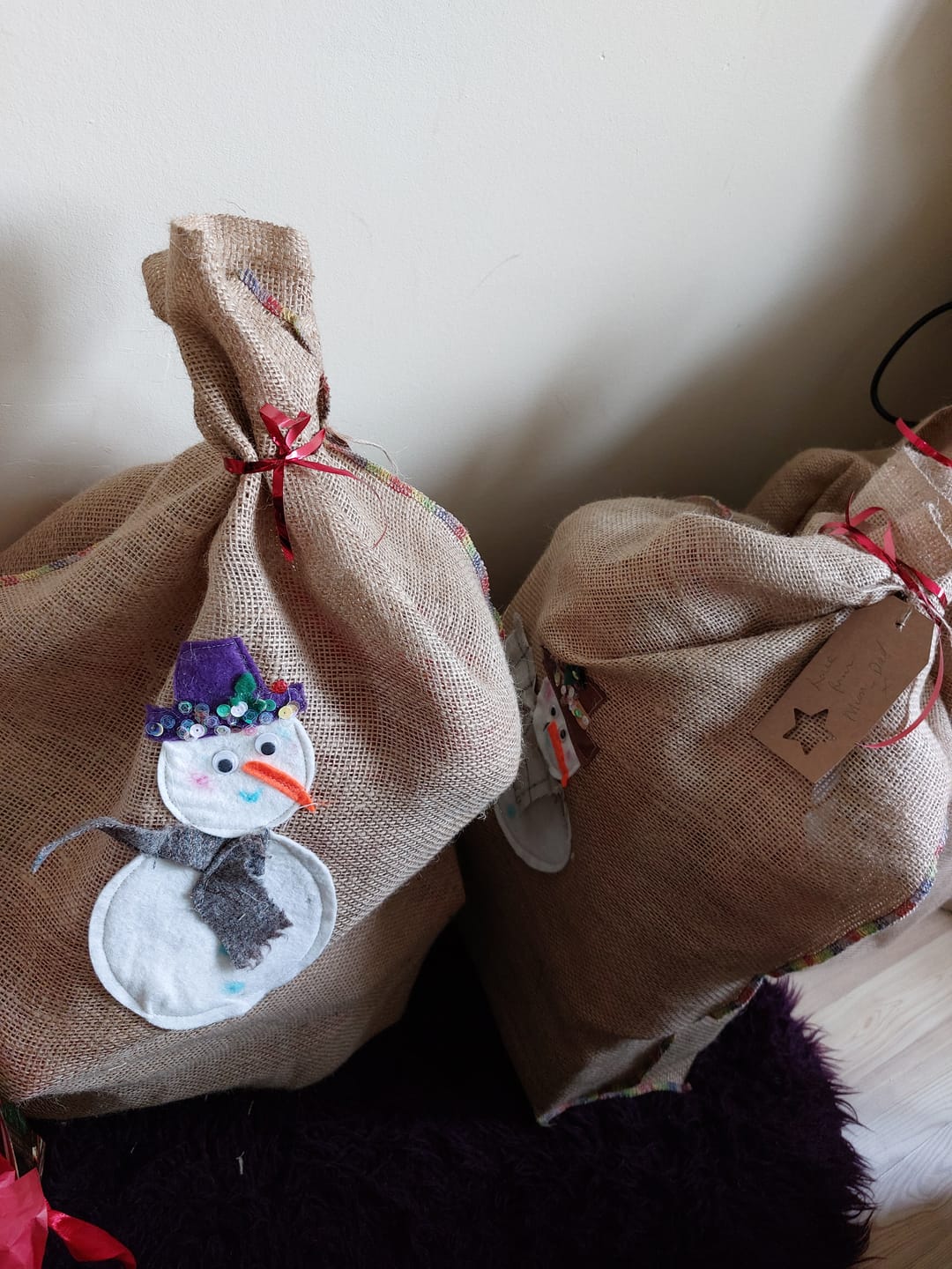 Customer photo review of Hessian Fabric