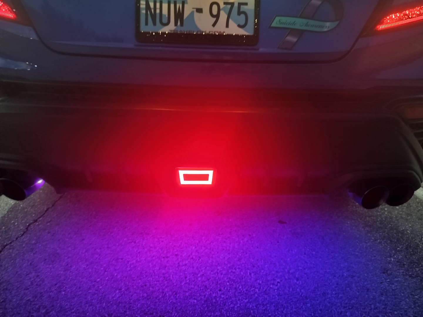 Customer photo review of 2011-24 Subaru WRX & STi F1 Rear Fog Lights