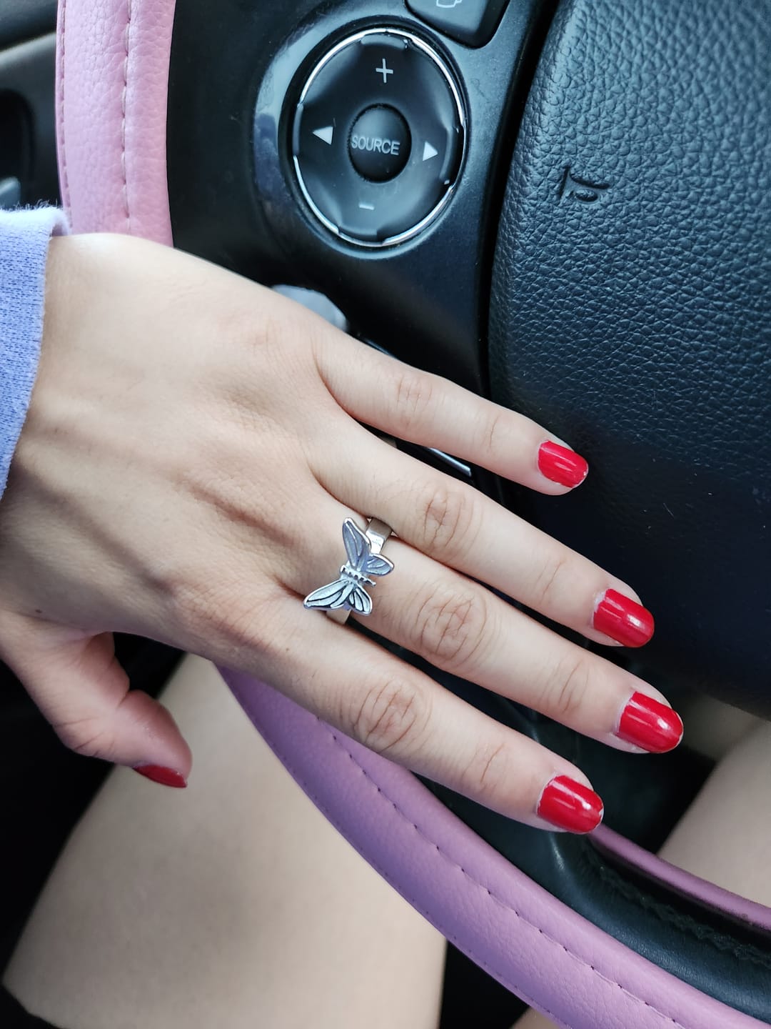 Customer photo review of BUTTERFLY RING