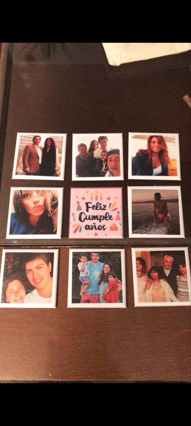 Customer photo review of Pack 9 Imanes personalizados