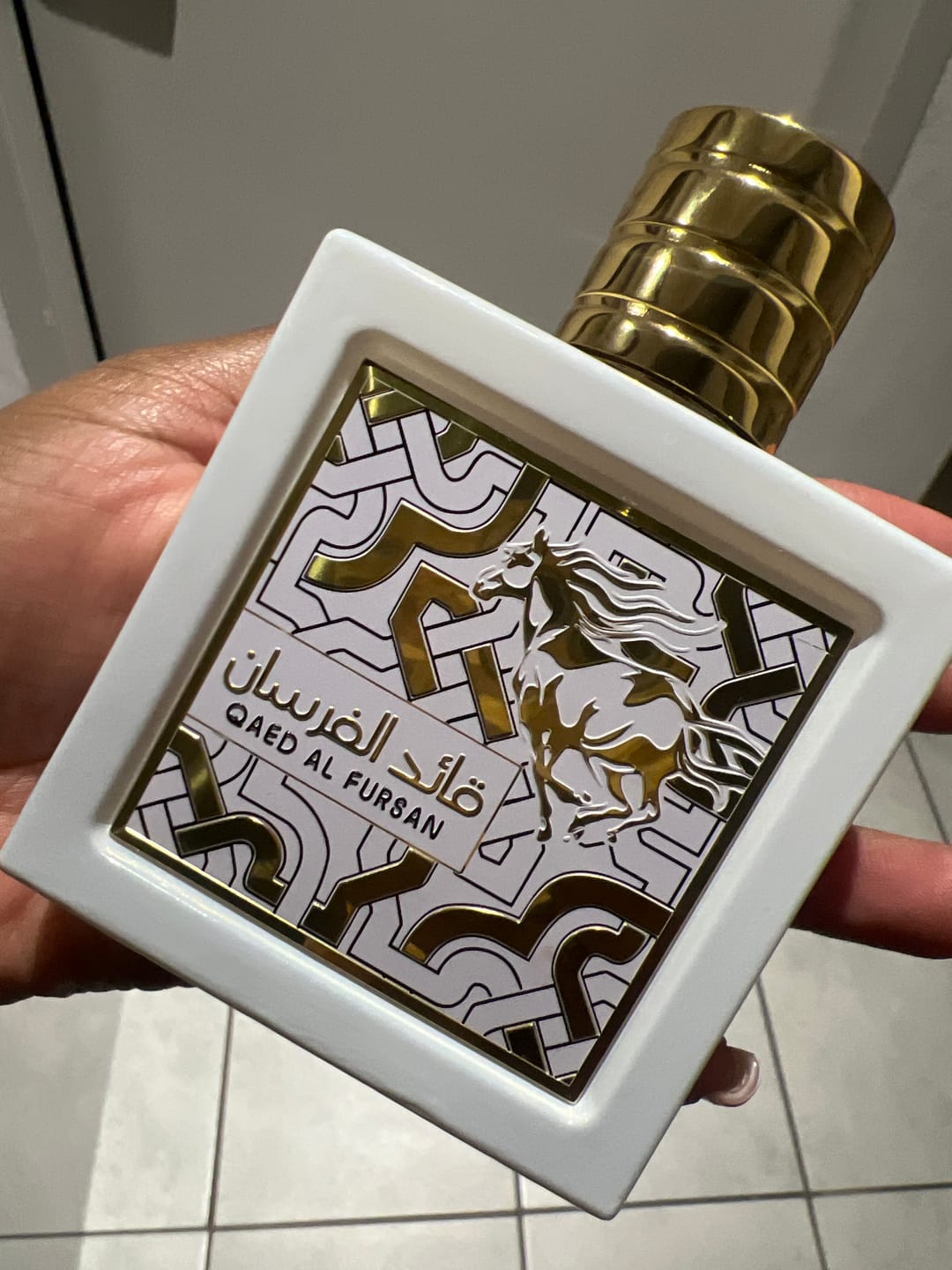 Customer photo review of Qaed Al fursan Unlimited Lattafa 90ml