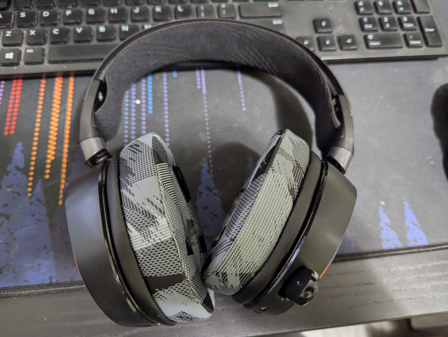 Customer photo review of Upgraded Gaming Earpads