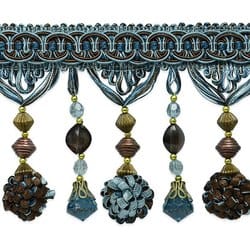 Customer photo review of Preshea Decorative Beaded Fringe Trim (Sold by the Yard)