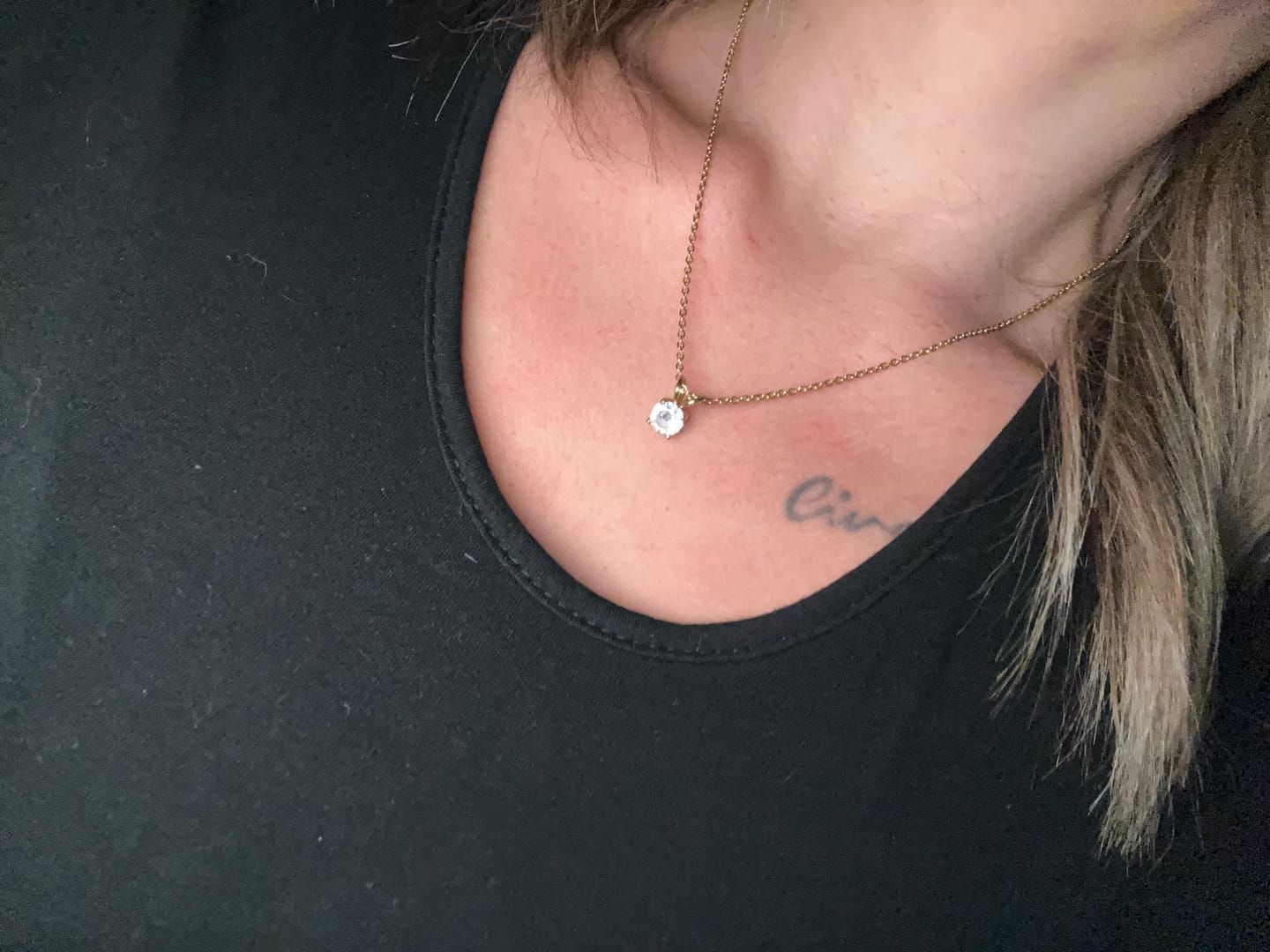 Customer photo review of Glamour Halskette | 18K vergoldet