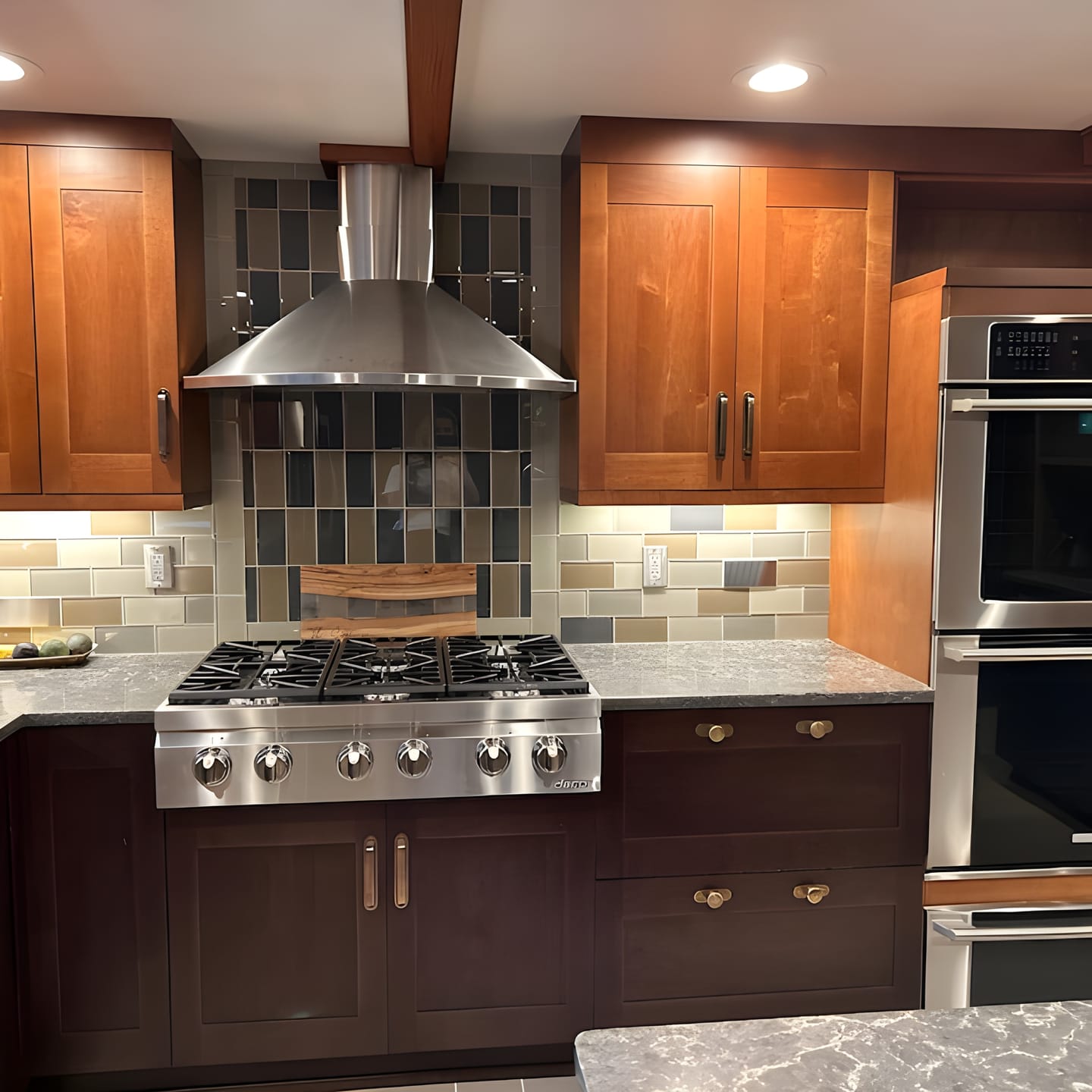 Customer photo review of Brass Antique Round Drawer Pulls with Backplate