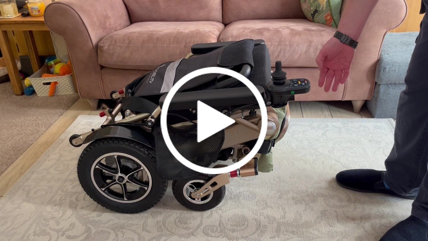 Customer video review of Wide-Seat Automatic Folding Electric Wheelchair | Freedom Elite AF