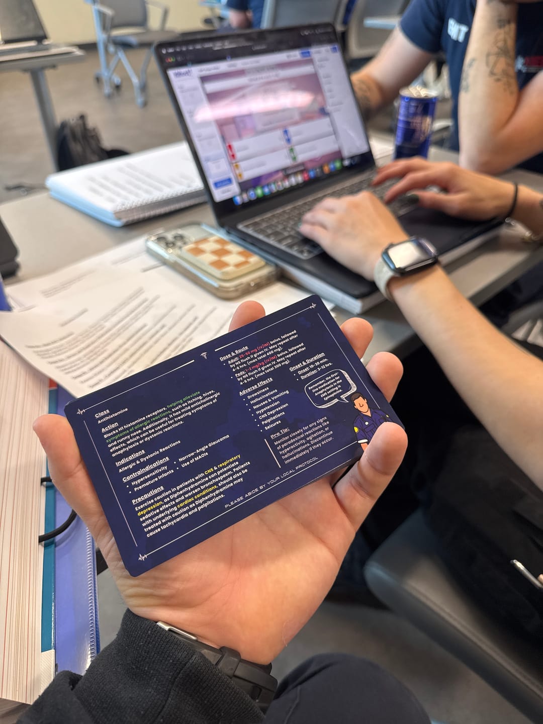 Customer photo review of Paramedic Pharmacology Cards