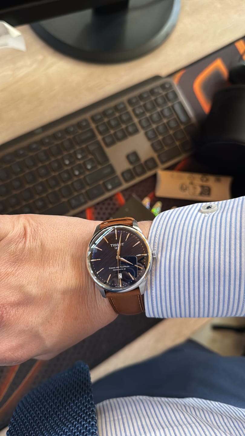 Customer photo review of Reloj Tissot Chemin Des Tourelles T139.807.16.041.00 Powermatic 80 39 mm