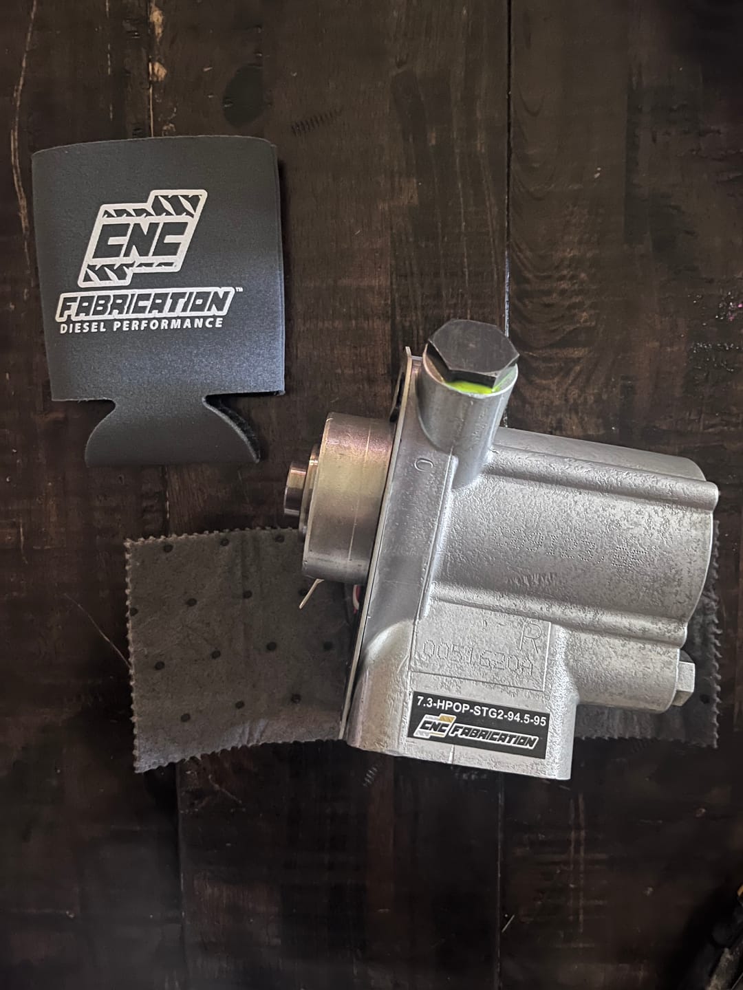 Customer photo review of CNC FABRICATION 7.3L STAGE 2 HIGH PRESSURE OIL PUMP