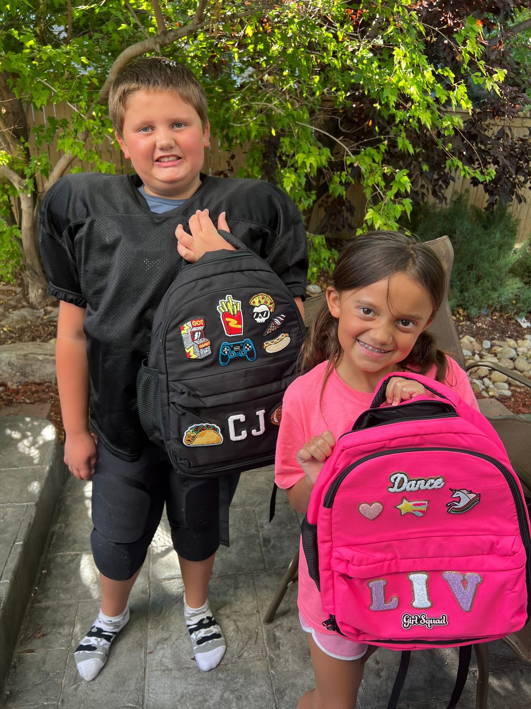 Customer photo review of Recycled Backpack