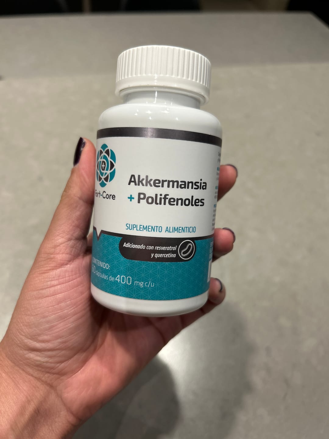 Customer photo review of Akkermansia + Polifenoles Fort Core