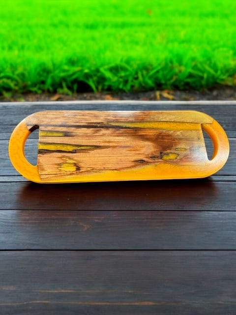 Customer photo review of 18x6" Stadium Shaped Serving Board Acrylic Router Template
