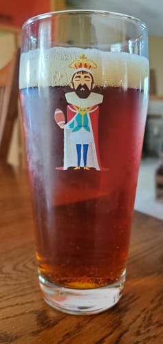 Customer photo review of Fantasy Football "The Draft King" Glass #9