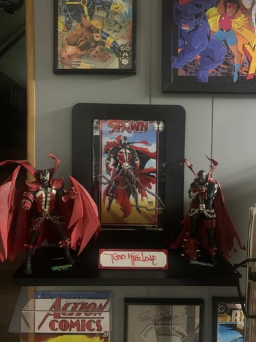 Customer photo review of Frame  and Shelf Display