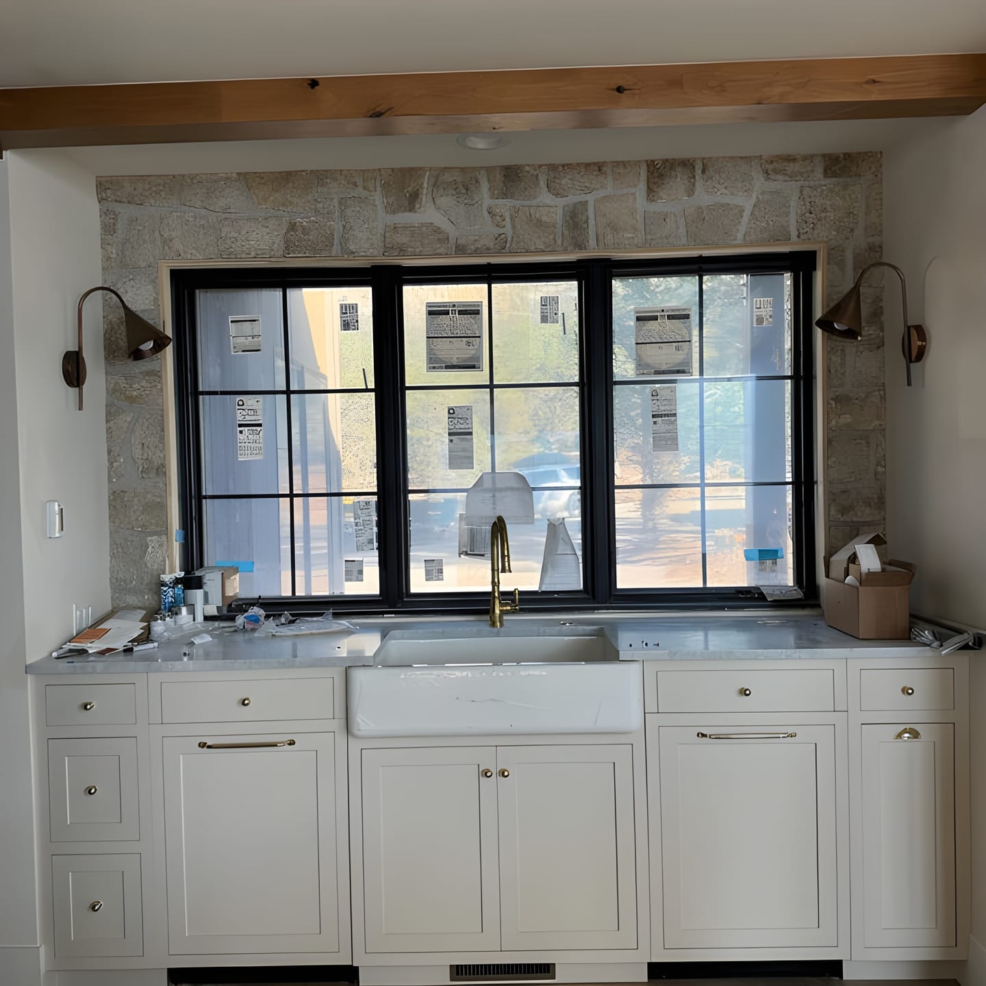 Customer photo review of Brass Ball Knob - Unlacquered Polished Brass