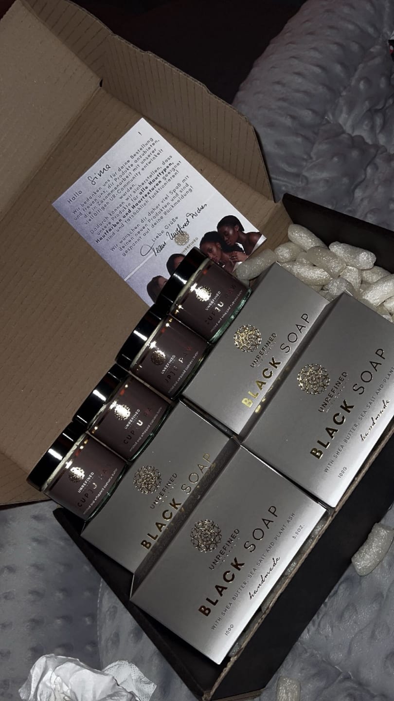 Customer photo review of BLACK SOAP - afrikanische schwarze Seife