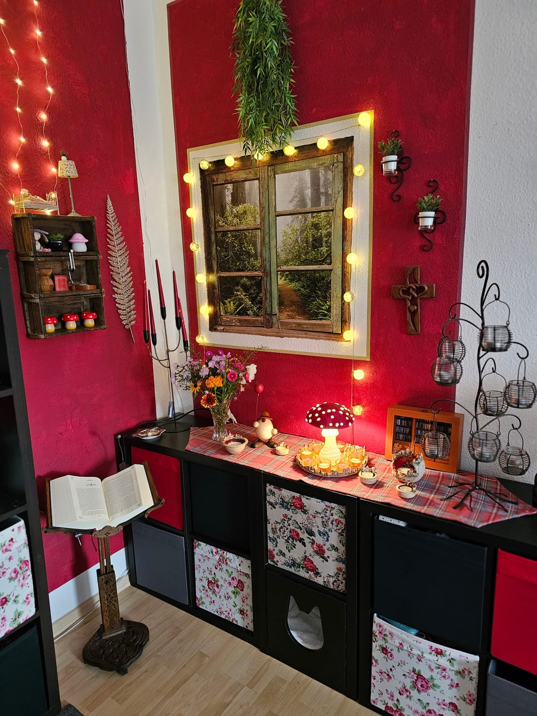 Customer photo review of Amanita Pilz Lampenschirm-Kit