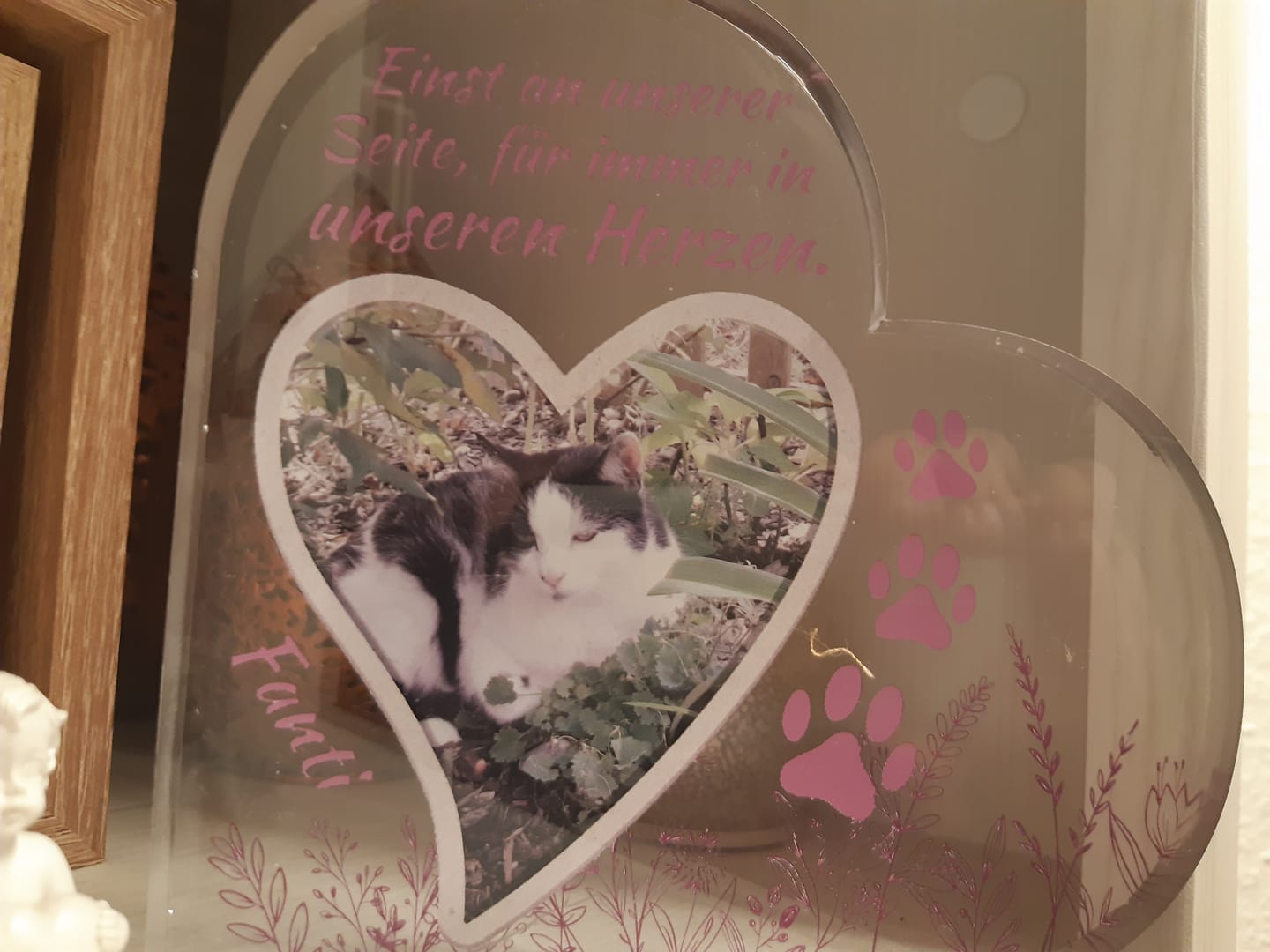 Customer photo review of Einst an meiner Seite - Individuelles Glasherz