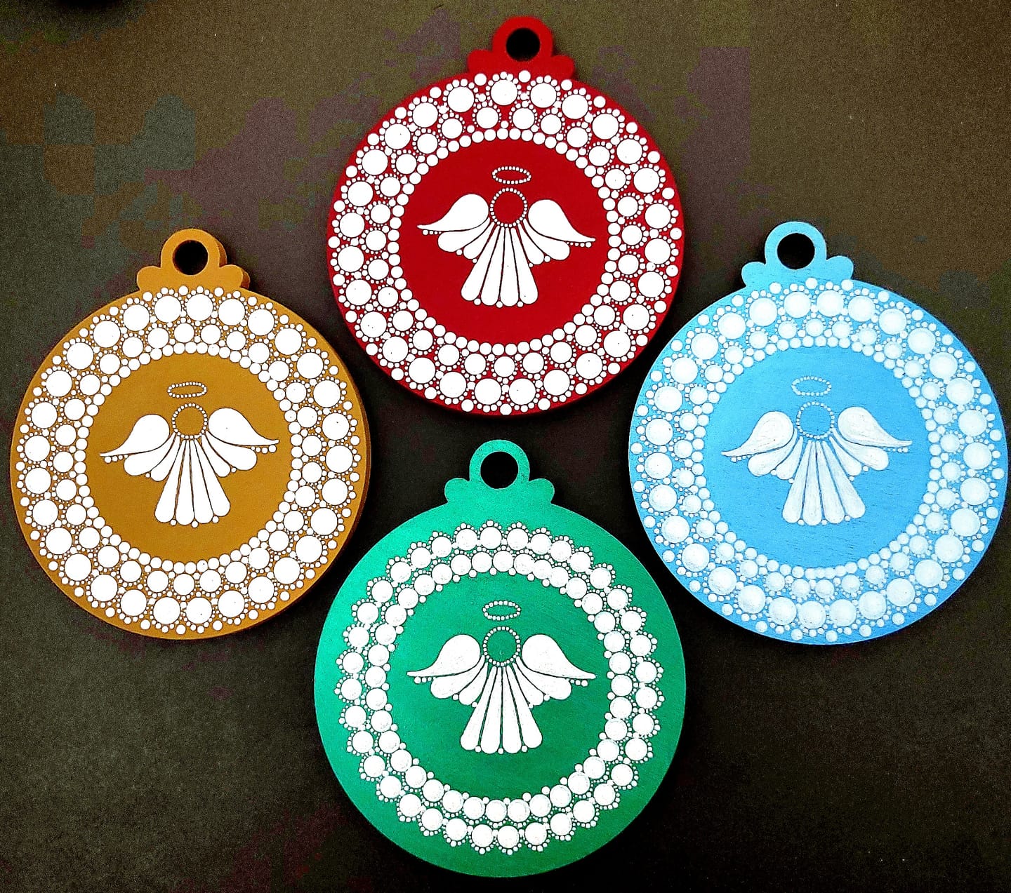 Customer photo review of Unfinished Wood Christmas Ornament Shape - Craft - up to 36" DIY