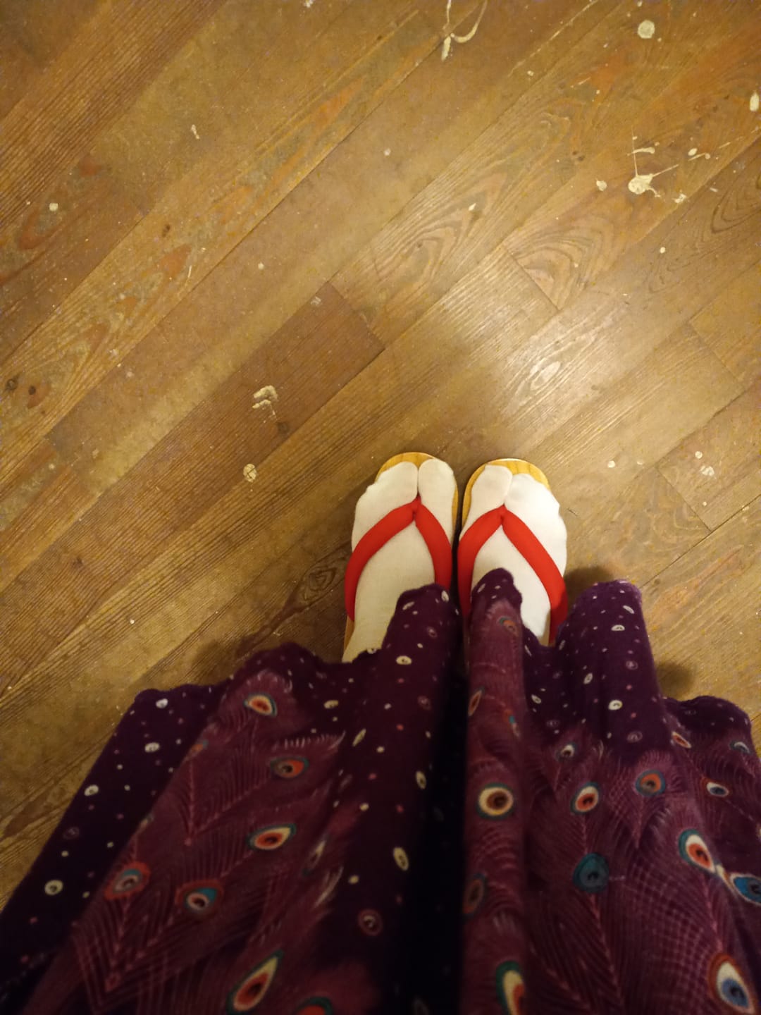 Customer photo review of Women's Geta Sandals 【Classic Red】