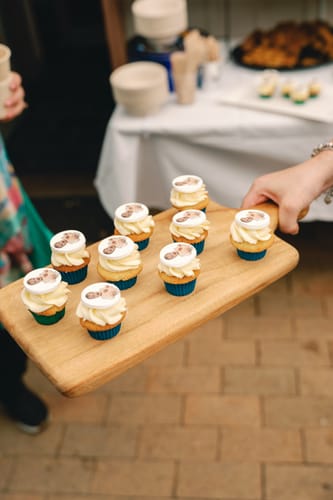 Customer photo review of 30 x 3.8 cm Small Cupcake Custom Edible Icing Images